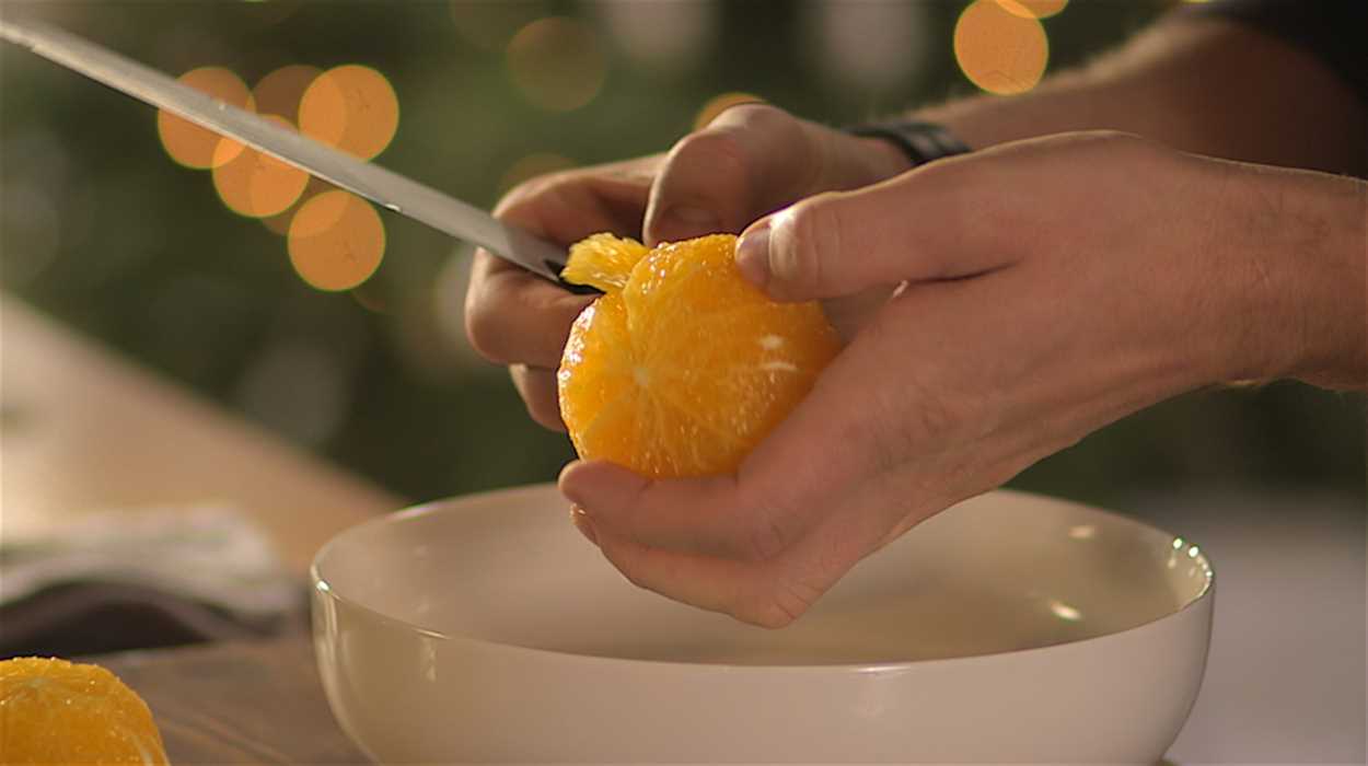Filetowanie pomarańczy